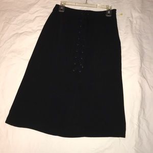 Skirt lace up front no see through very sexy